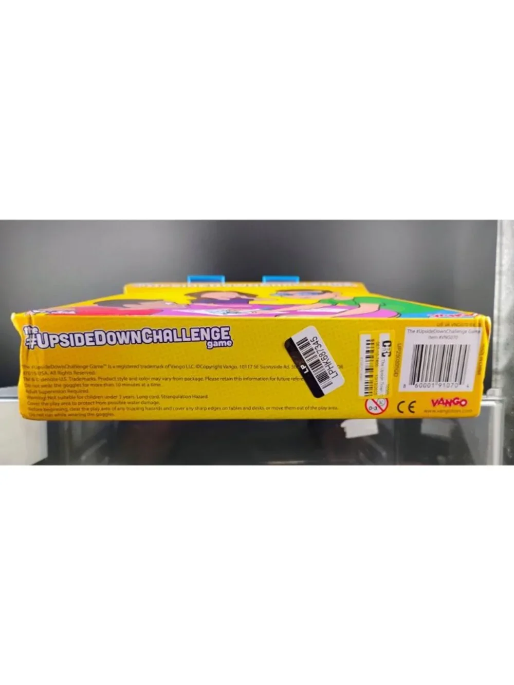 The Upside Down Challenge Game With Goggles & Challenge Cards